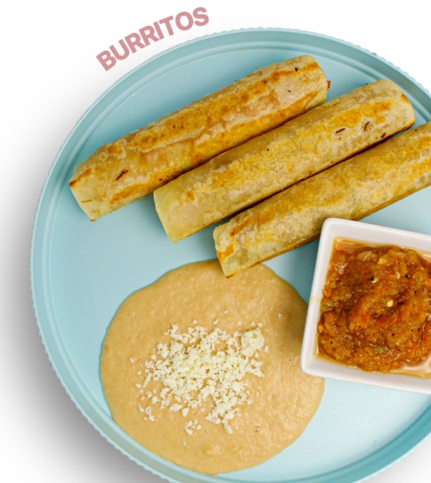 Burritos Machaca de Res
