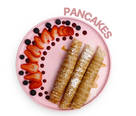 Pancakes con Fruta